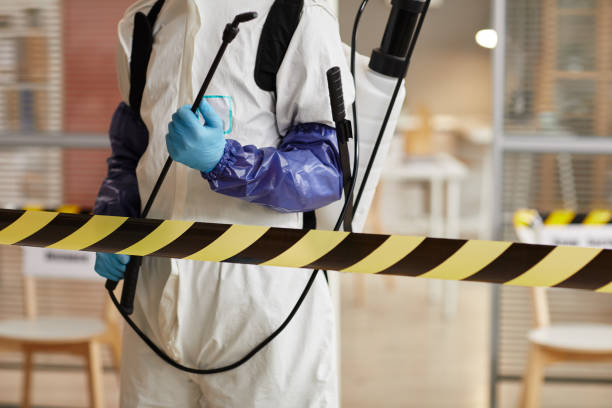 Professional Biohazard Cleanup technician working in Byron Center, MI